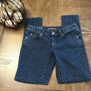Merona Ankle Skinny Polka Dot Jeans
